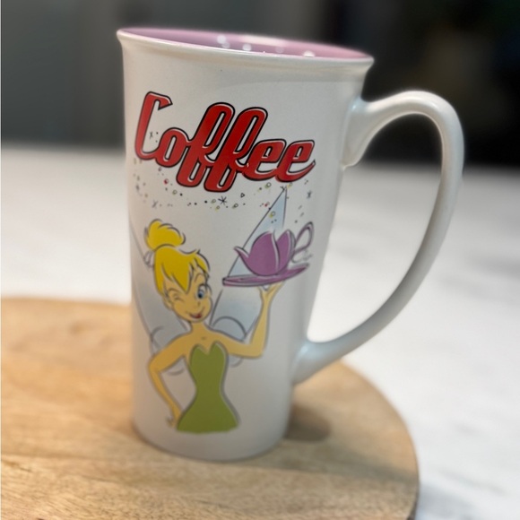 Tinkerbell Coffee Mug Tea Cup Tall Collectible Disney Store Tinker Bell Fairies - Picture 1 of 3